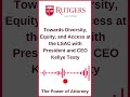 Towards diversity equity and access at the lsac with president and ceo kellye testy