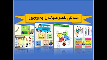 Lecture 1 / properties of noun / اسم کی خصوصیات / ism ki khasusiat / quranic arabic grammar course