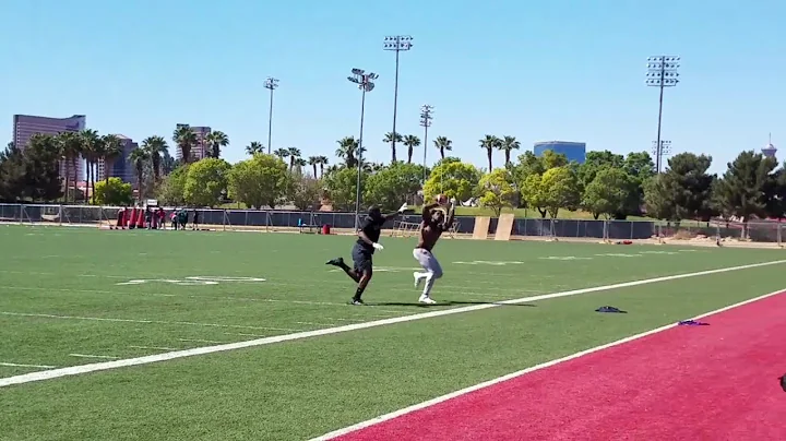 Julian Hayes RB KR/PR/WR workout with Edmonton Esk...
