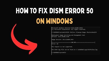 How To Fix Dism Error 50 On Windows