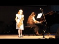 Кристина 9 лет (alto saxophone) Романс (Р. Глиэр)