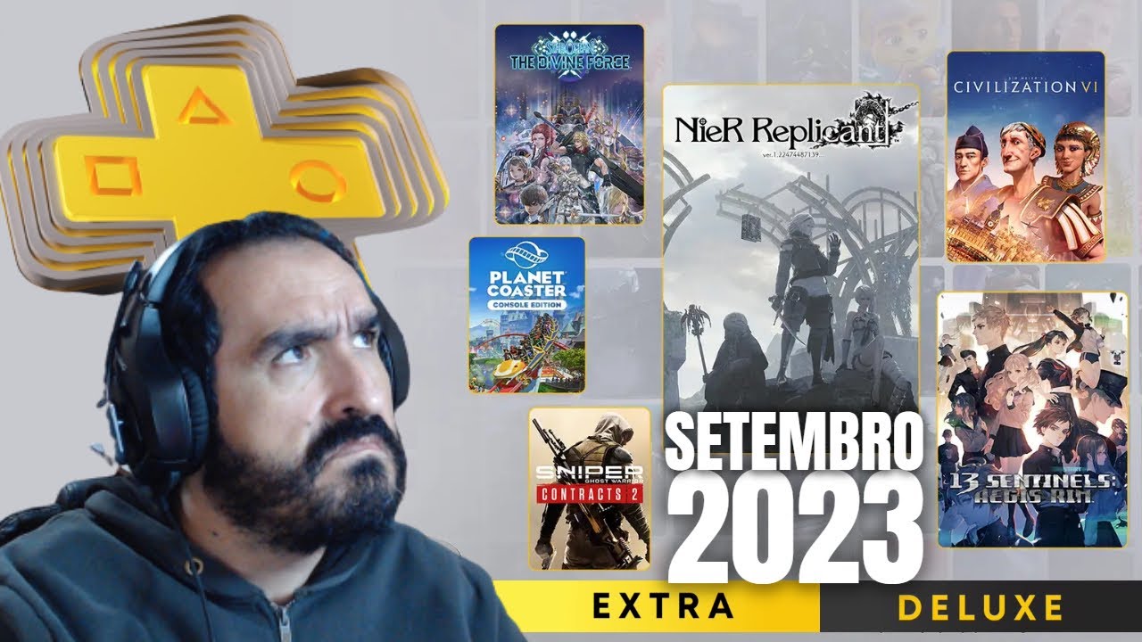 PlayStation Plus Extra/Deluxe de setembro de 2023 é revelada