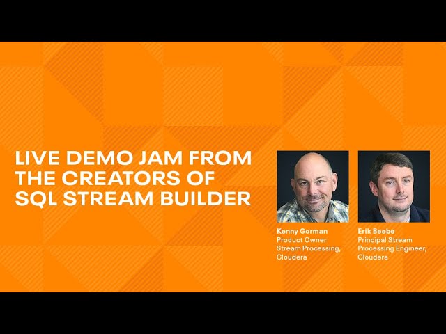 Demo Jam Live:  Perform Flink stream processing and analytics using SQL