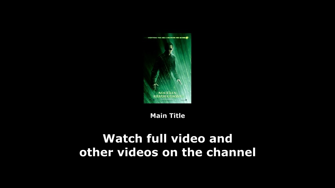 The Matrix Revolutions (2003) - Full Official Soundtrack - YouTube