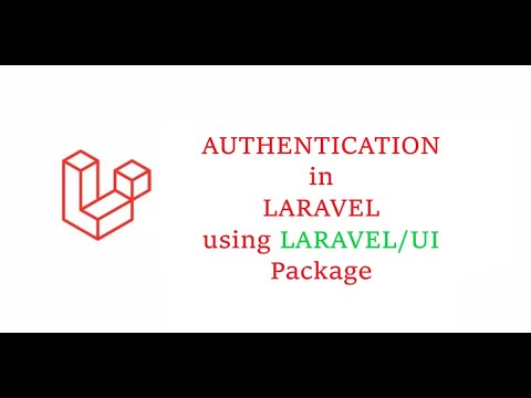 LARAVEL authentication using LARAVEL/UI package