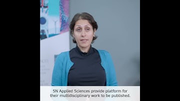 SN Applied Sciences for Chemists and Materials Scientists