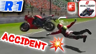 Real moto2:yzf R1 Accident💥 screenshot 2