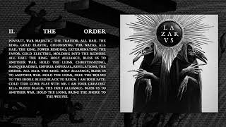 LAZARVS - THE ORDER (Official Audio)