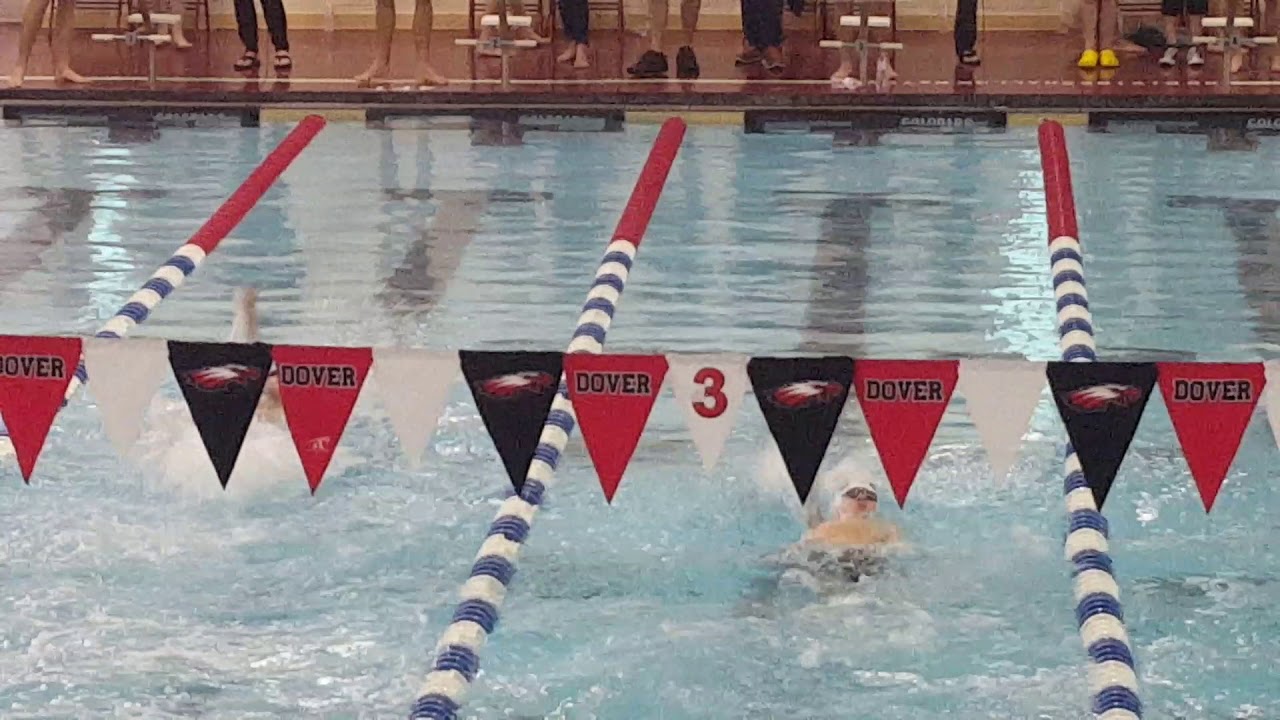 Dover invitational 100 back 12/7/18 YouTube