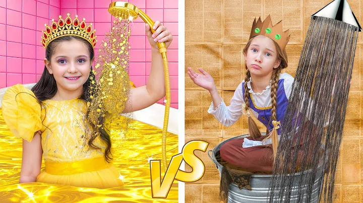 Rich Princess vs Broke Princess story at royal ball