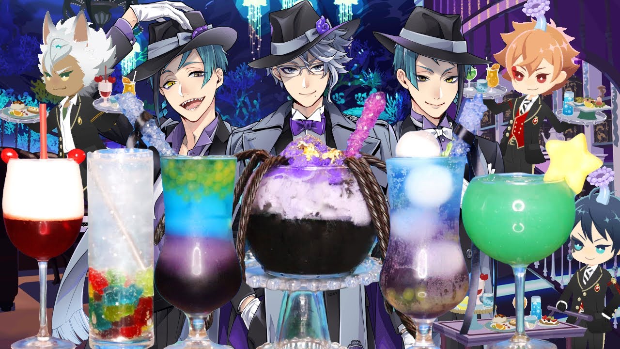 Disney Twisted Wonderland Inspired Drinks!🐙💜✨Octavinelle Cafe
