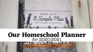 HOMESCHOOL PLANNER FLIP THROUGH | MARDEL HOMESCHOOL PLANNER | 2020-21 SCHOOL YEAR