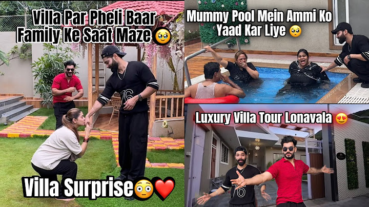 Family Ke Saat Road Trip Or Unki Khushi 🥹| Luxury Villa Tour Lonavala | Fokats | Abresh & Zeeshan