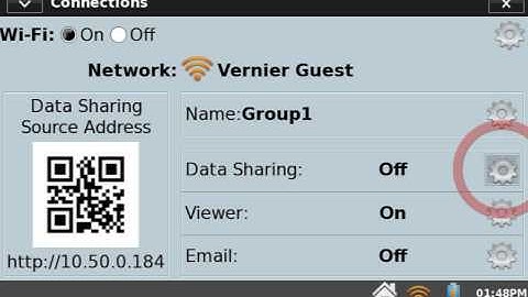 Enable Data Sharing with LabQuest 2