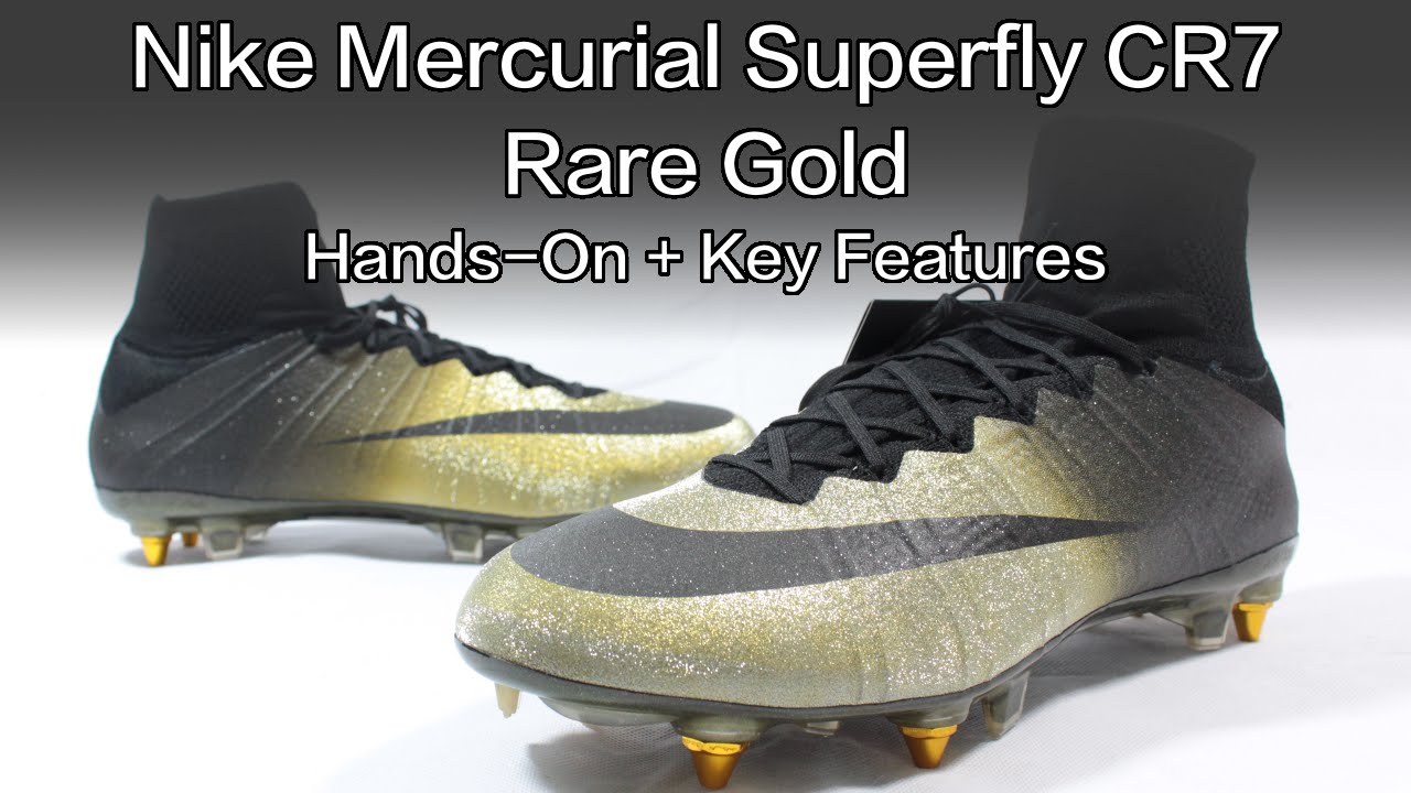 Nike Mercurial Superfly CR7 Rare Gold | Hands-on + Features -  Footy-Boots.com - YouTube