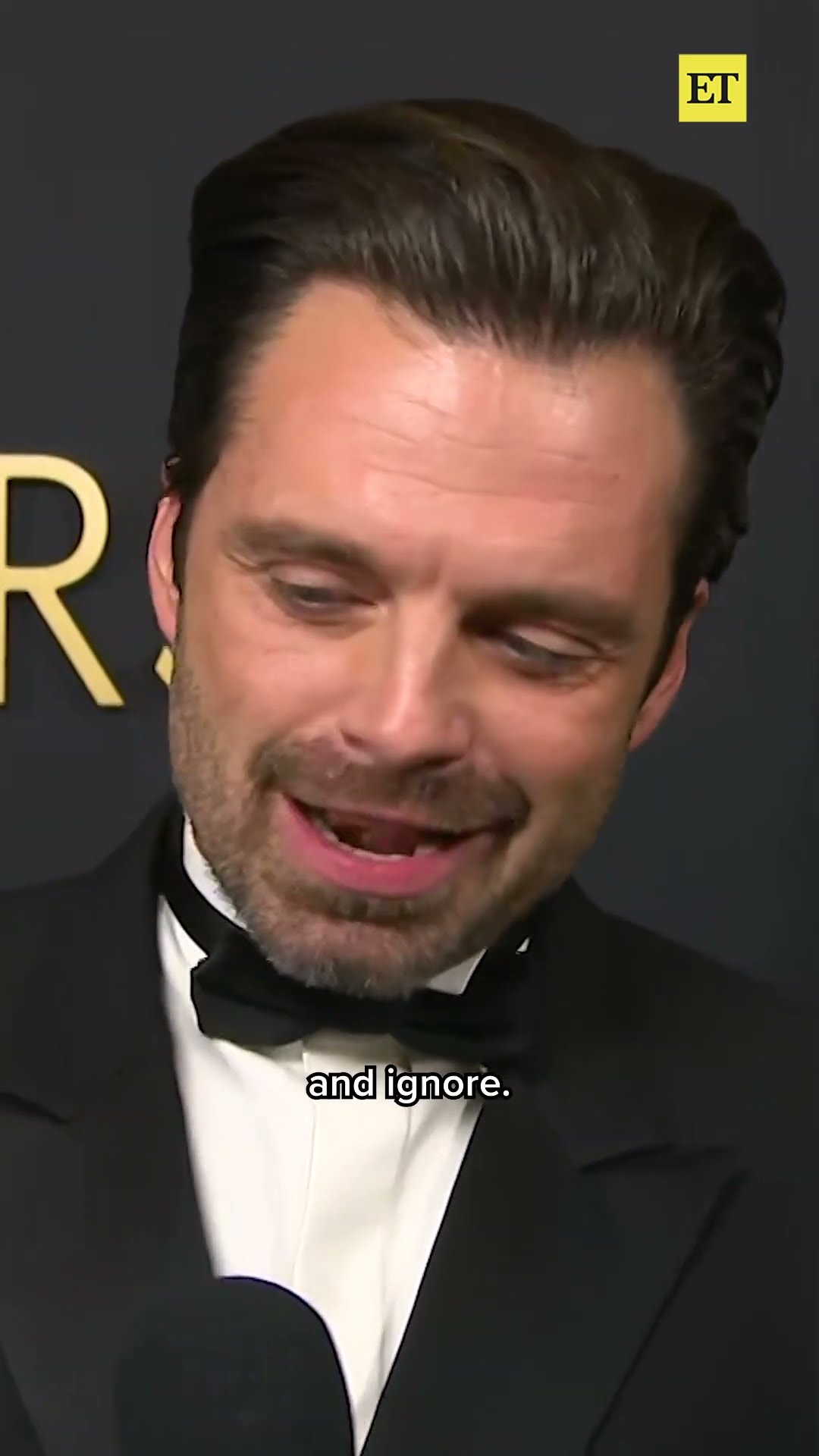 Sebastian Stan Says It's Hard to Celebrate #TheApprentice in These Times #sebastianstan #shorts