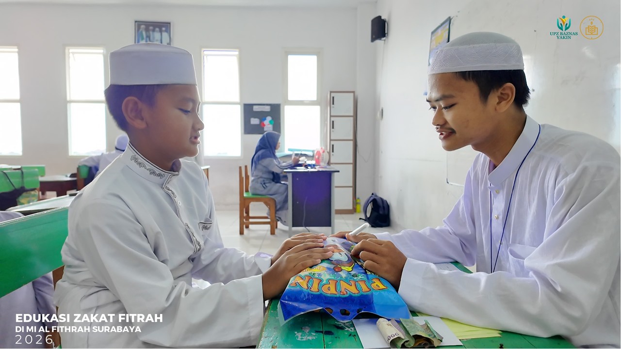 Edukasi Zakat Fitrah Di MI Al Fithrah Surabaya 2026