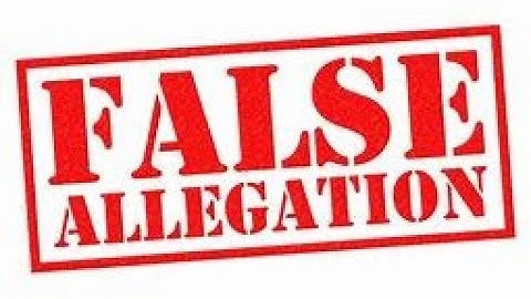 False rape allegations updated