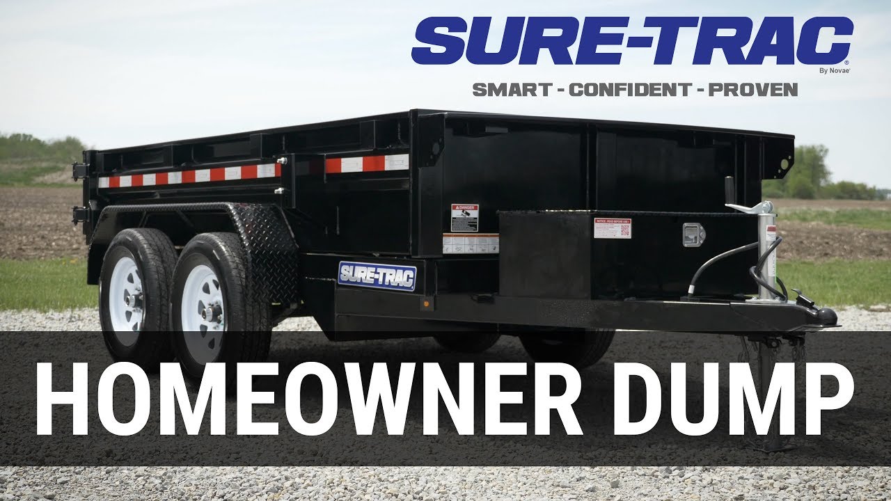 trailer el cuento de las comadrejas Sure-Trac Low Profile Homeowner Dump Features
