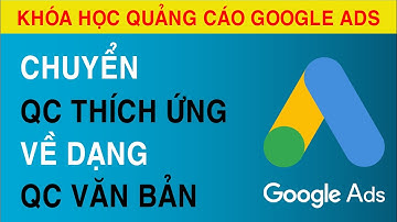 Hướng Dẫn Chuyển Quảng Cáo Tìm Kiếm Thích Ứng Sang Quảng Cáo Dạng Văn Bản Trong Quảng Cáo Google ADS
