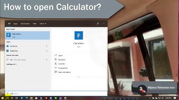 How to use Calculator in Microsoft Windows 10 ?