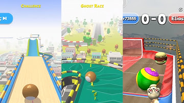 🎄🧿🏀⚽️Action Balls Challenge Vs Ghost Race Vs Going Balls Goal Ball