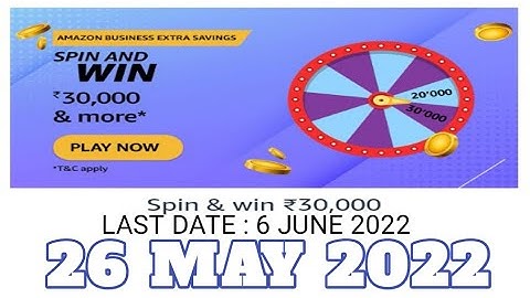 Amazon Funzone Business Extra Saving Quiz Answers Today|26 May 2022| Daily Quiz Time
