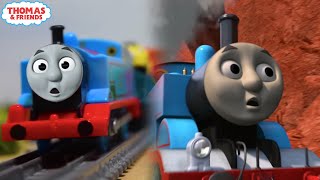 Thomas & Ace CRASH Out Of The Mine! | Comparison | Thomas & Friends | Scene Remake