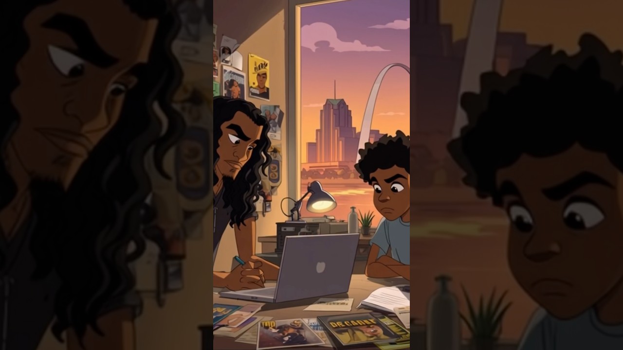 From The Hood To Hollywood 🖤 my  new cartoon seriesis coming to a streaming service near you 🔺