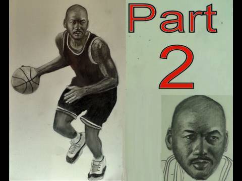 How to Draw Michael Jordan Step by Step Part 2