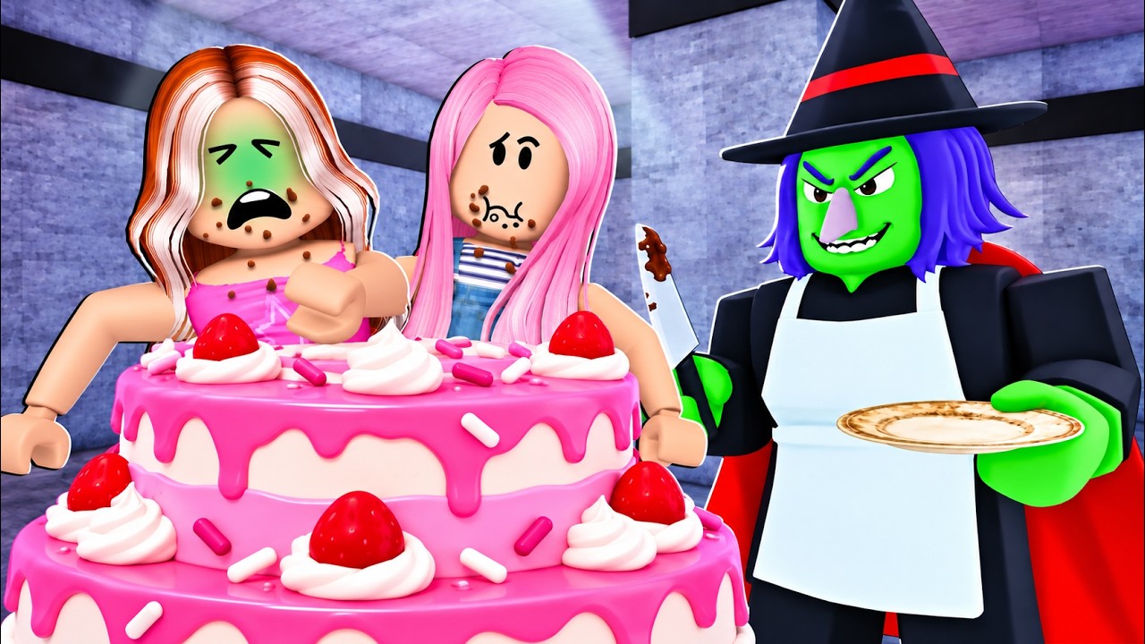 NUNCA ENTRE NA CASA DE DOCES DA BRUXA MALVADA (Escape Roblox)