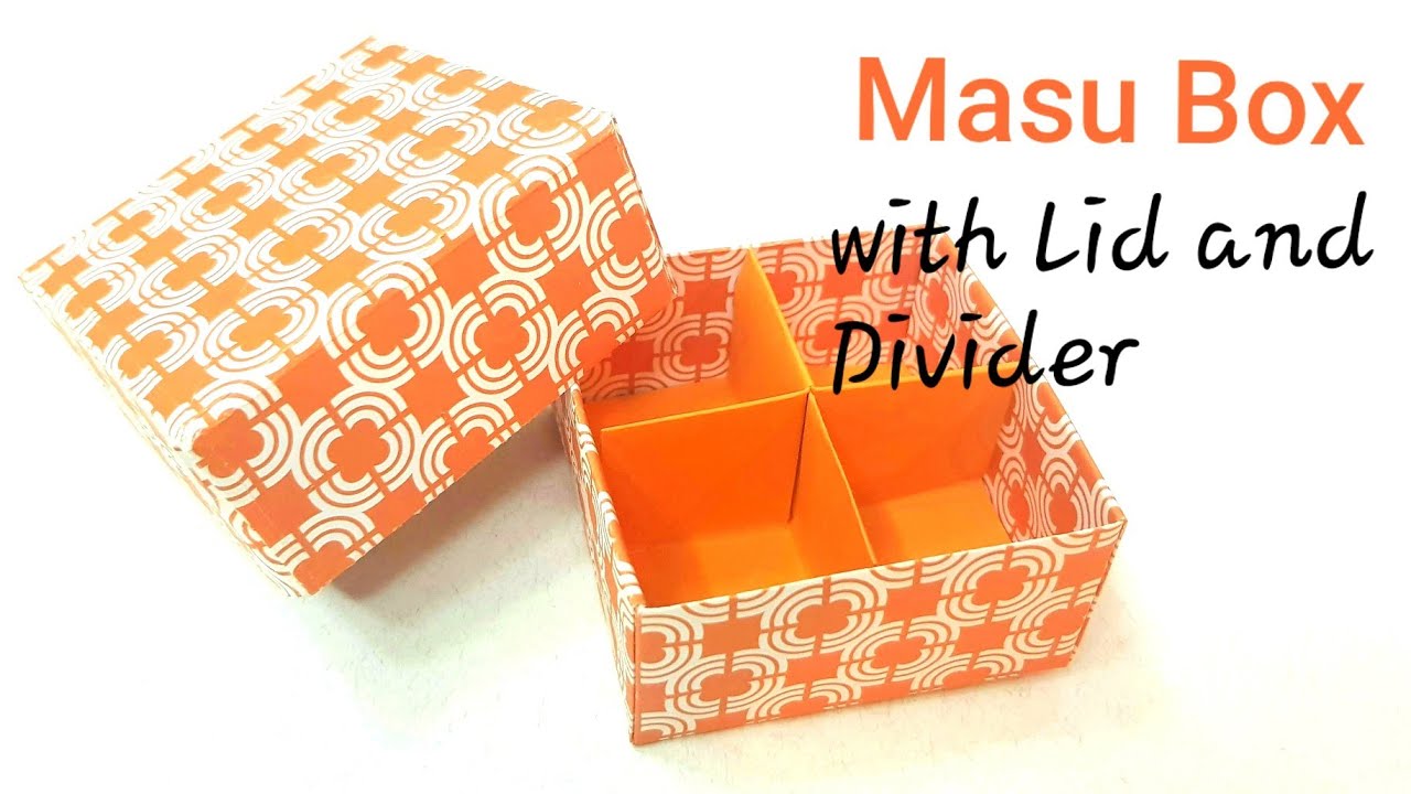 Origami Masu Box Divider Tutorial  Paolo Bascetta - DIY - Paper Kawaii 