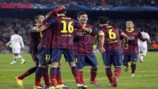 Barcelona vs milan 3-1 all goals & highlights hd 06/11/2013 champions
league messi 1-0, busquets 2-0,pique(p.p.)2-1,messi f.c. a.c 3-1...