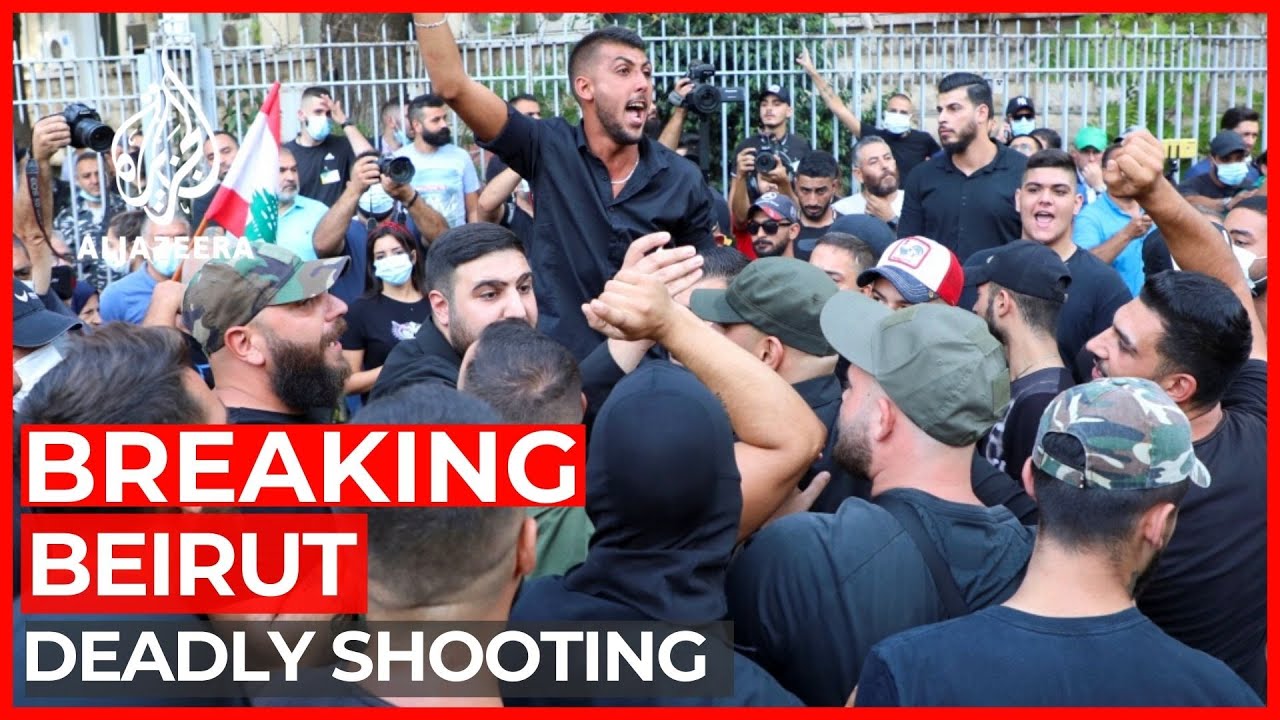 مقتل شخص واحد على الأقل وإصابة عدد آخر بجروح في إطلاق نار قرب احتجاجات بيروت