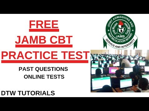 Free JAMB CBT Practice Test Online (For Mobile Phones & PC)