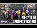 Planet X PX-17 Morpheus PX-18 Phobetor PX-19 Phantasus Transformers Fall Of Cybertron Insecticons