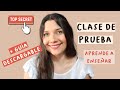 CÓMO DAR CLASES DE ESPAÑOL A EXTRANJEROS 📚 |  ☝️ Primera clase de español para extranjeros