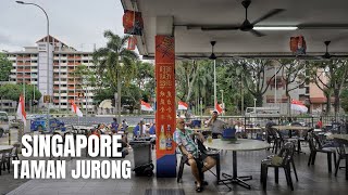 Singapore City: Taman Jurong Neighbourhood Walk (4K HDR in Binaural Audio)