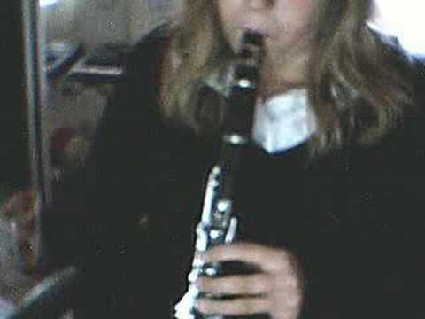 Somewhere over the rainbow on clarinet