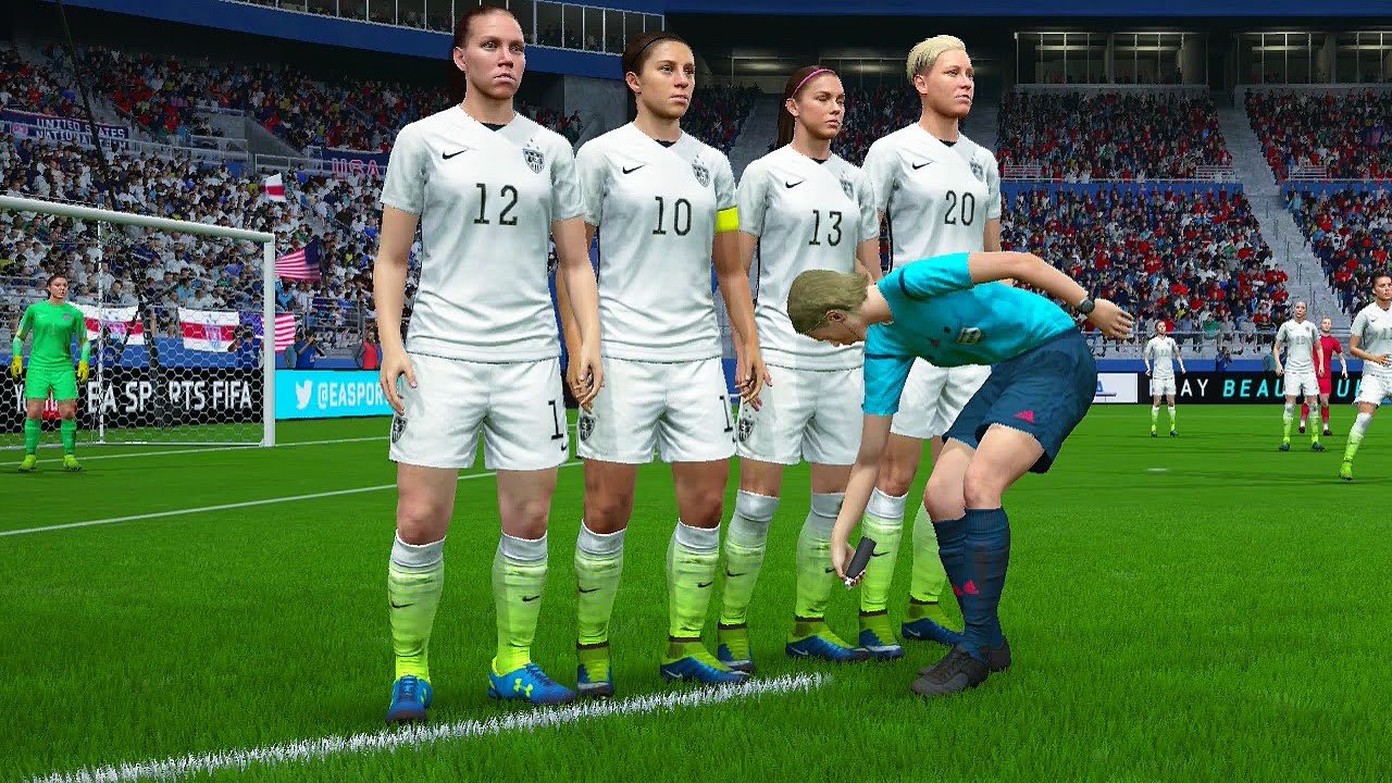 FIFA 16 (DEMO) no Xbox 360 - FUTEBOL FEMININO - Estados Unidos x