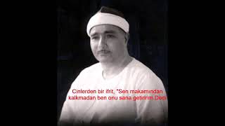 Cinlerden bir ifrit dedi ki