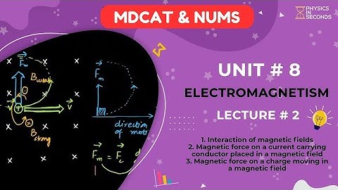 #MDCAT Physics Unit#8 Electromagnetism Lecture#2