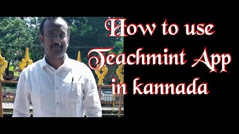 How to use TEACHMINT app in kannada(Teachmint app ಬಳಕೆ ಕನ್ನಡದಲ್ಲಿ)
