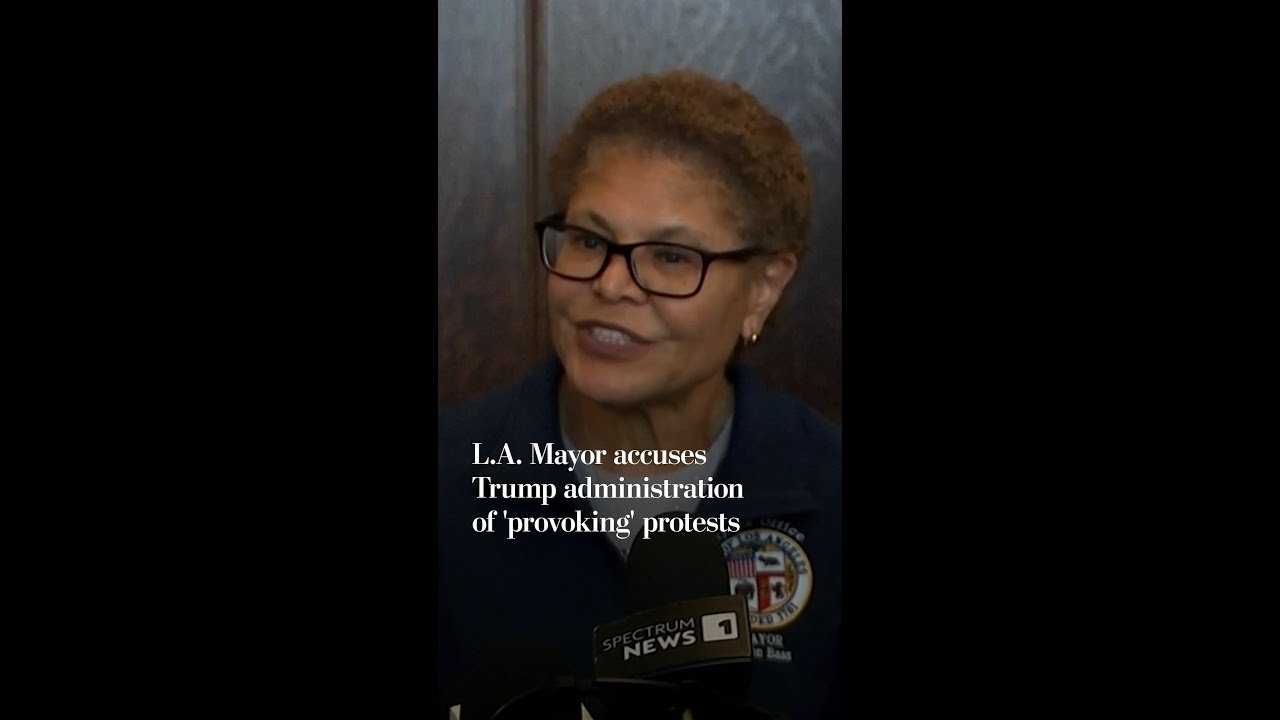 L.A. Mayor accuses Trump of 'provoking' protests