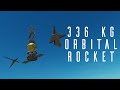 KSP - Reaching orbit with the smallest possible rocket