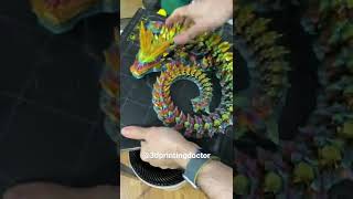 3D printed crystal dragon!
