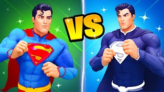 SUPERMAN 1€ vs SUPERMAN 1.000.000€ sur FORTNITE