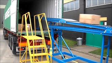 Gravity Based Container Unloading Conveyors
