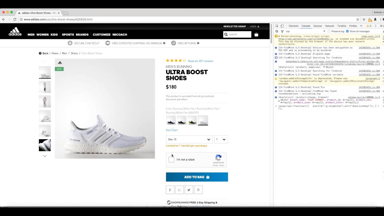 adidas page official