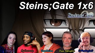 Steins;Gate 1x6 Reactions | Great Anime Reactors!!! | 【シュタインズゲート】【海外の反応】